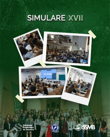Simularea Examenului de Admitere 1 – 16.05.2026